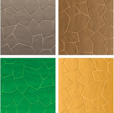 Stone textures clipart