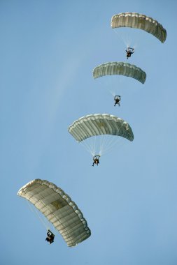 Paratroopers clipart