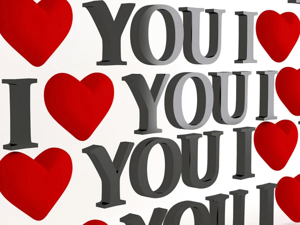 Valentine fundo rotulado — Fotografia de Stock