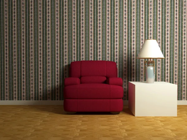 Design de interiores românticos do quarto moderno — Fotografia de Stock