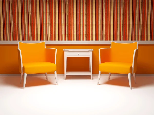 Interior design of modern living room — Stock Photo, Image