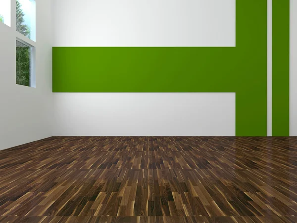 Interior design del moderno soggiorno vuoto — Foto Stock