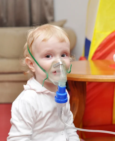 Stock image Sick child portrait closeup