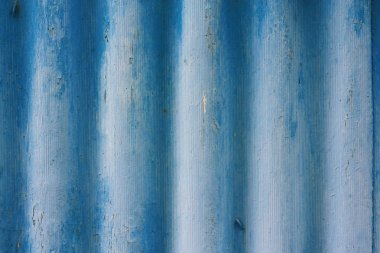 Blue fence as background