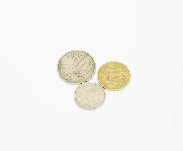 Монеты Казахстана — стоковое фото