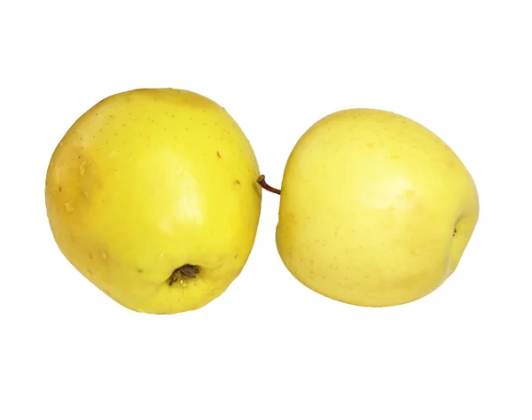 Apfel isoliert auf dem weißen — Stockfoto