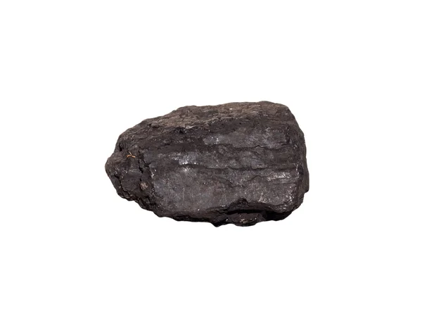 孤立的白色背景下的煤 — 图库照片