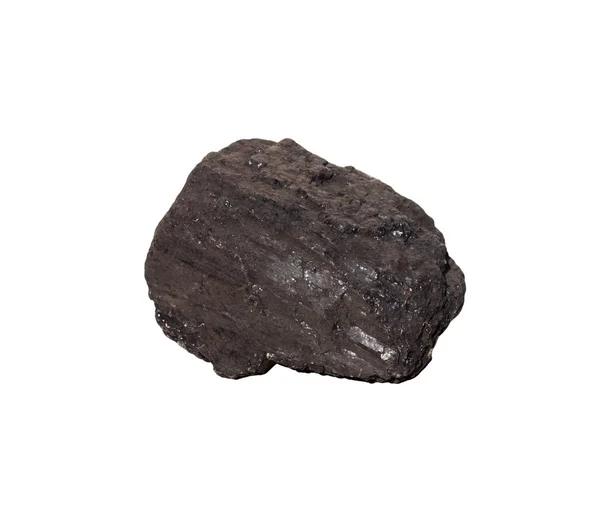 孤立的白色背景下的煤 — 图库照片