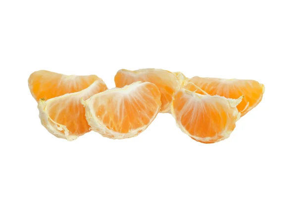 Segmenty mandarinky. — Stock fotografie