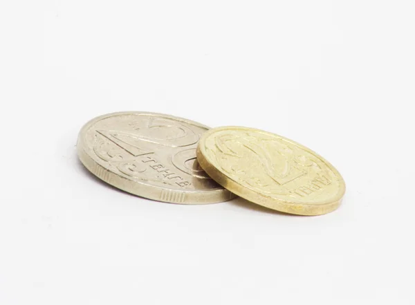 Coins.tenge Kazachstán — Stock fotografie