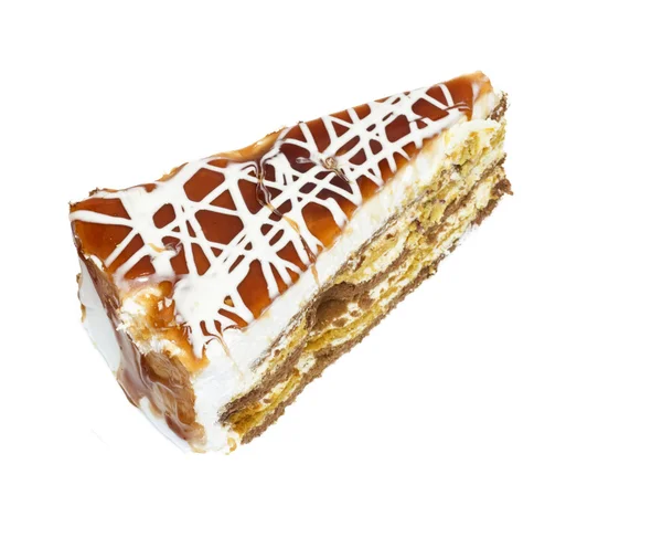 Cake on white background — Stock Photo, Image