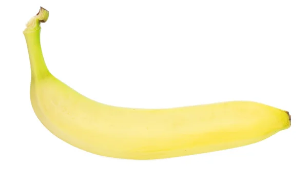 Ripe banana isolated on white background — Stock Photo, Image