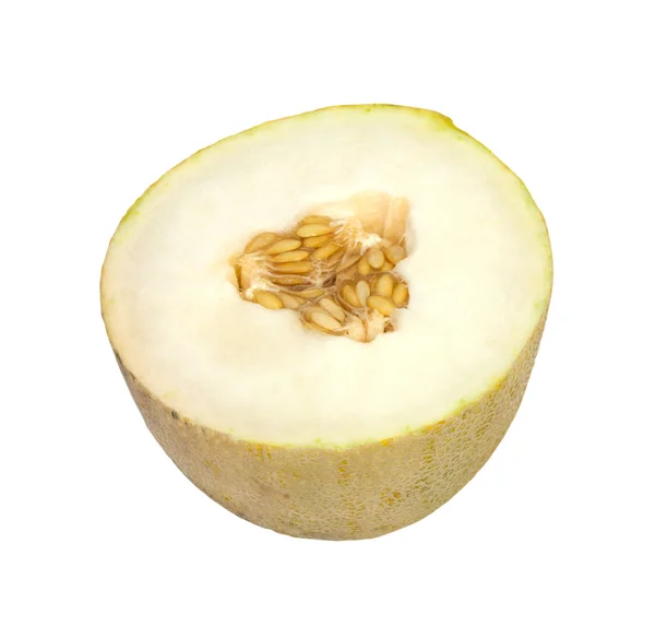 Meloen op een witte achtergrond — Stockfoto