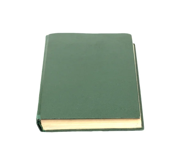 Зелені книги на білому тлі ізольовані — стокове фото
