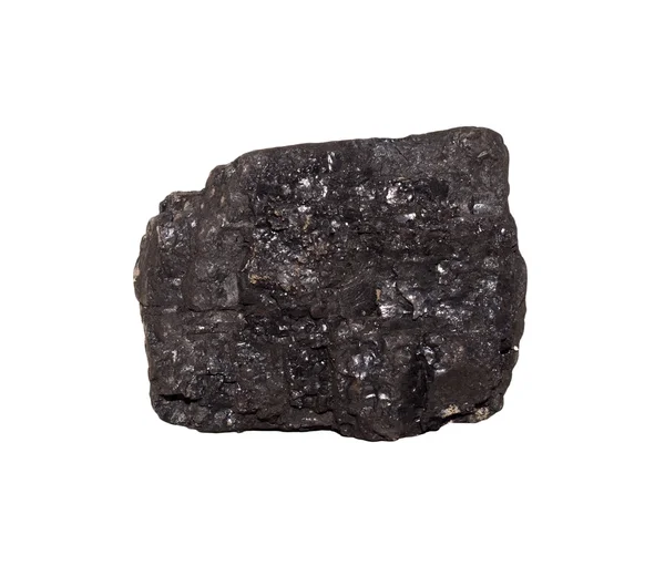 Άνθρακας σε απομονωμένο λευκό φόντο — Φωτογραφία Αρχείου