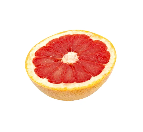 Rote Grapefruit Nahaufnahme Makroaufnahme — Stockfoto
