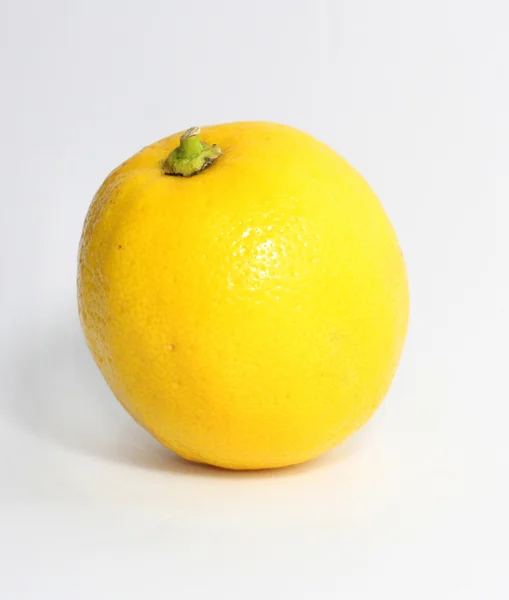 Limão sobre o fundo branco — Fotografia de Stock