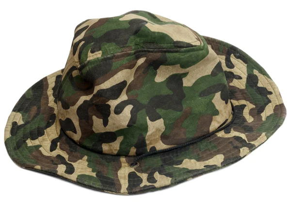 Wojskowe khaki kapelusz — Zdjęcie stockowe