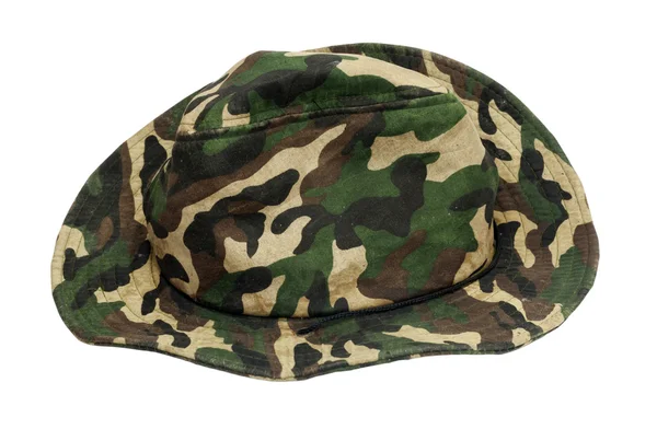 Military khaki hat — Stock Photo, Image