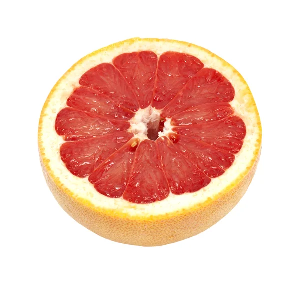 Rode grapefruit close-up macro schot — Stockfoto