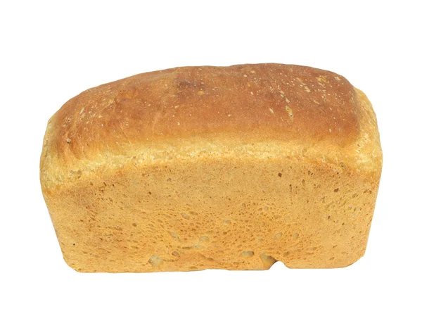 孤立在白色背景上的白面包面包 — 图库照片