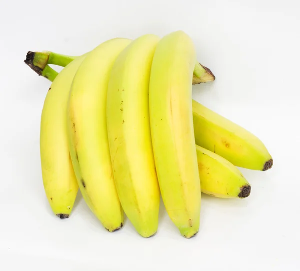 Banane su sfondo bianco — Foto Stock
