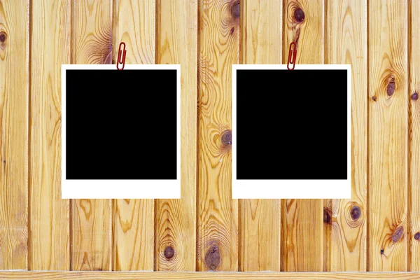 Wooden background of the harvest with frame — Stock Photo, Image