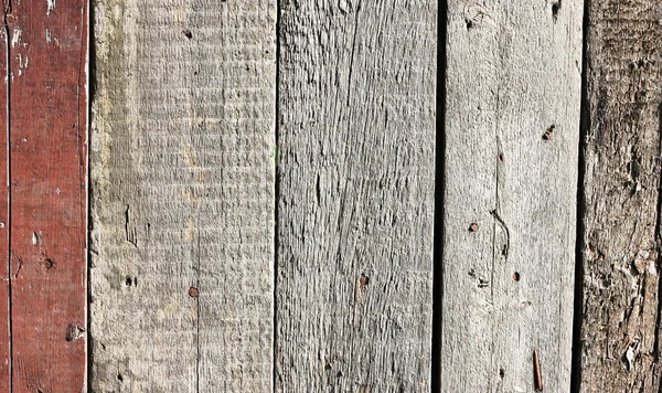 Zavřít šedé dřevěné plotové desky — Stock fotografie