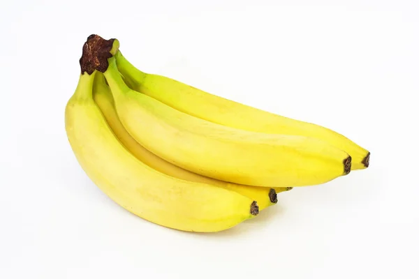 Фото снопа бананів на білому тлі — стокове фото