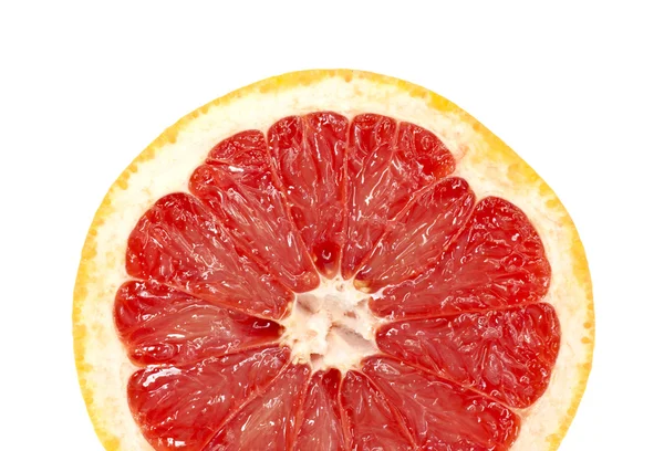 Vörös grapefruit makró makro lövés — Stock Fotó