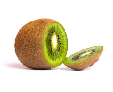 Beyaz arkaplanda Kiwi