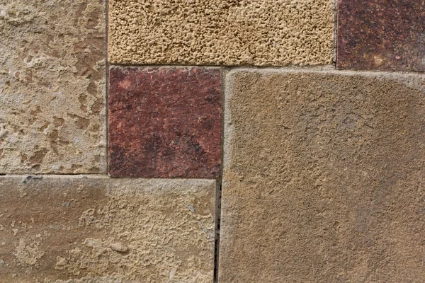 Patrón de pared de piedra sin forma, pared hecha de rocas —  Fotos de Stock