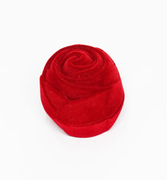 Rosa rossa sullo sfondo bianco — Foto Stock