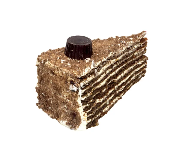 Tårta från mjölk och choklad — Stockfoto