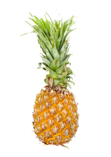 Ananas maturo isolato su bianco — Foto Stock