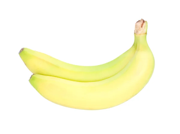 Ένα μάτσο μπανάνες απομονωμένες σε λευκό φόντο — Φωτογραφία Αρχείου