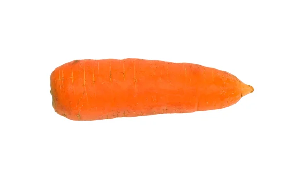 Modne gulerødder isoleret på en hvid baggrund - Stock-foto