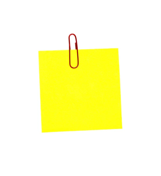 Yellow sticker — Stock Photo, Image