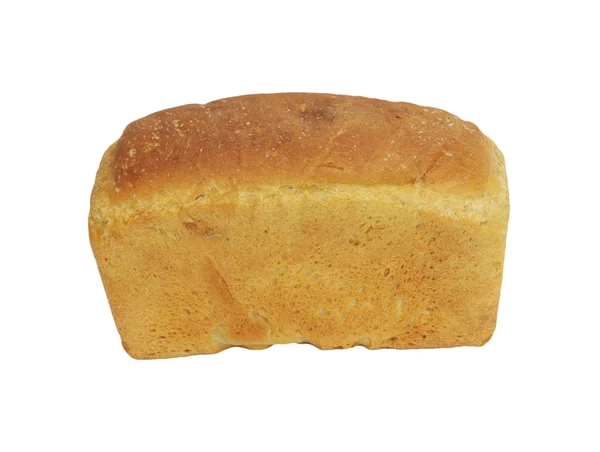 Pan blanco aislado sobre fondo blanco —  Fotos de Stock