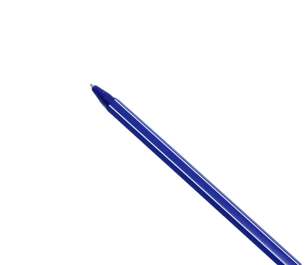 Офісна ручка на білому тлі — стокове фото
