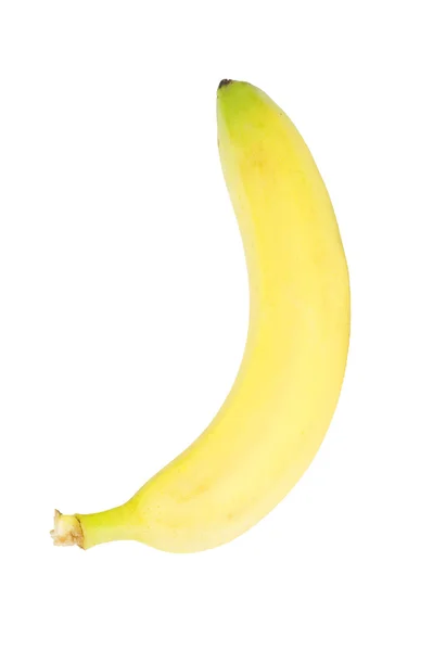 흰 배경에서 분리되어 있는 립 바나나 — 스톡 사진
