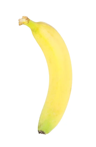 Reife Banane isoliert auf weißem Hintergrund — Stockfoto