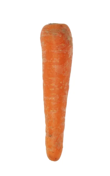 Φρέσκο κόκκινο καρότο σε άσπρο φόντο — Φωτογραφία Αρχείου