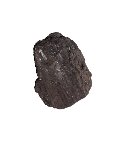 Coal on Isolated White Background — Stock Photo, Image