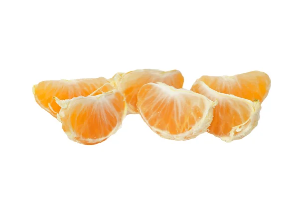 Segmenty mandarinky. — Stock fotografie