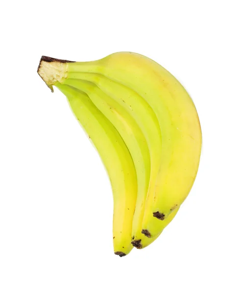 Banana grappolo isolato su whiye — Foto Stock