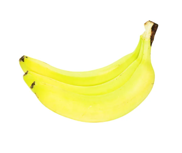 Strom banány izolované na bílém — Stock fotografie