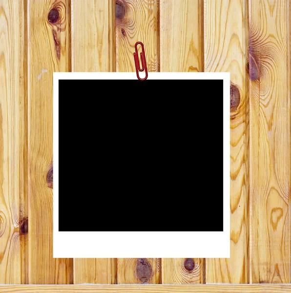 Dřevěné pozadí sklizně s rámečkem — Stock fotografie