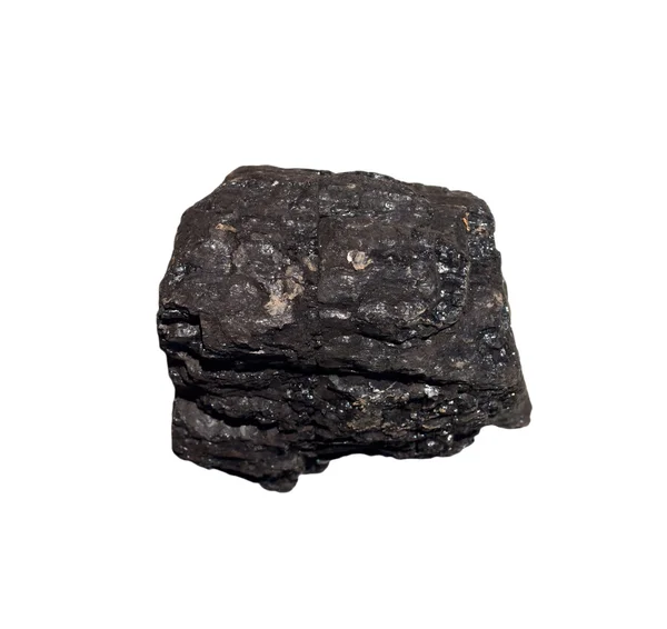 격리되어 있는 백지에 있는 석탄 — 스톡 사진