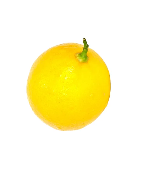 Citron izolované na bílém pozadí s kopírovacím prostorem — Stock fotografie